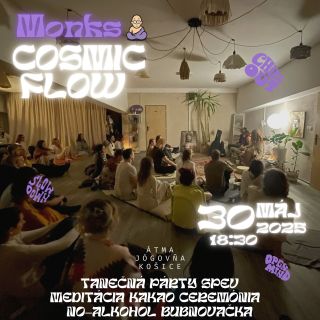 Monks Ecstatic Dance je späť! Po mesačnej pauze sa opäť vidíme už tento piatok – a ver, že je sa na čo tešiť. 🌕✨ Piatok...
